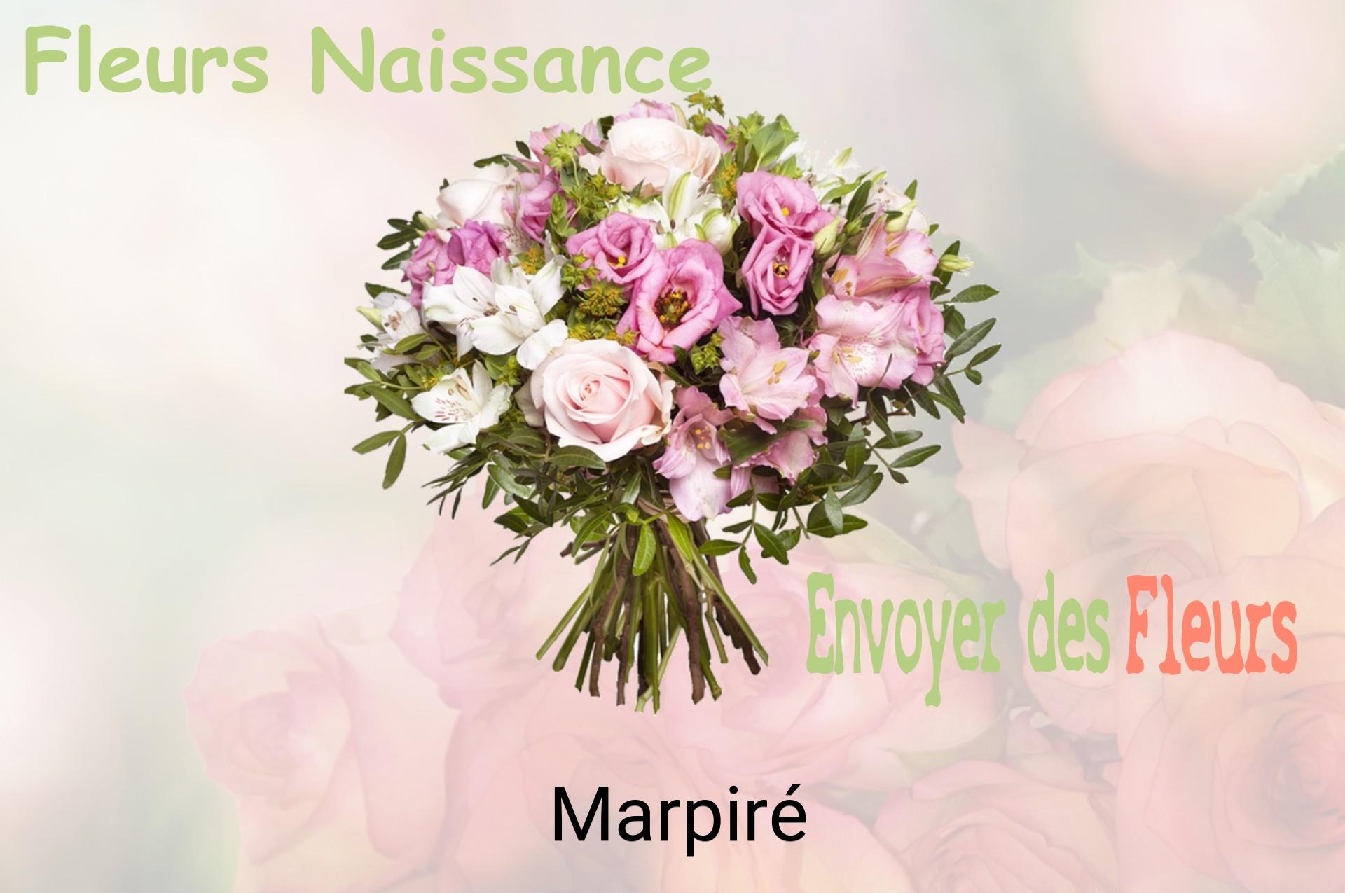 Bouquet de fleurs de naissance livré à Marpiré
